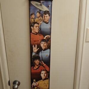 Star Trek Vertical Wall Scroll - Multi-Color Home Wall Decor